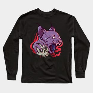 Cat and the skull Long Sleeve T-Shirt
